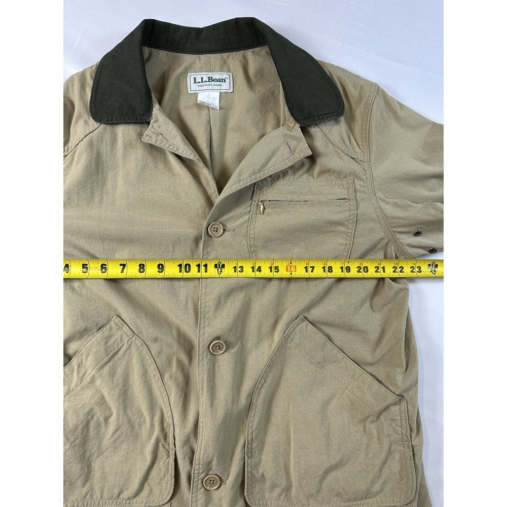True Vintage 50s 60s‎ LL Bean Hunting Chore Coat Barn Jacket Tan Men's Large USA - Picture 7 of 7